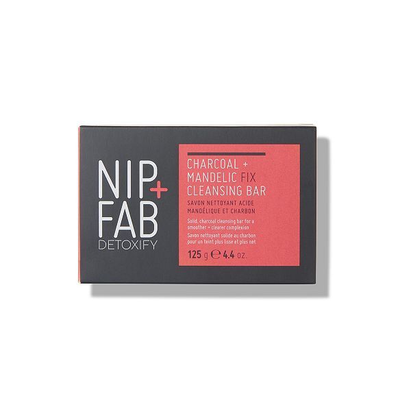 NIP+FAB - Charcoal + Mandelic acid fix 3in1 cleansing bar