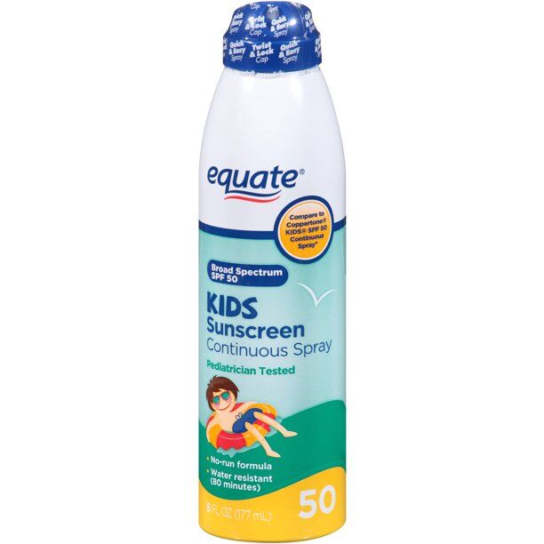 Equate - Kids Continuous Spray Sunscreen, SPF 50