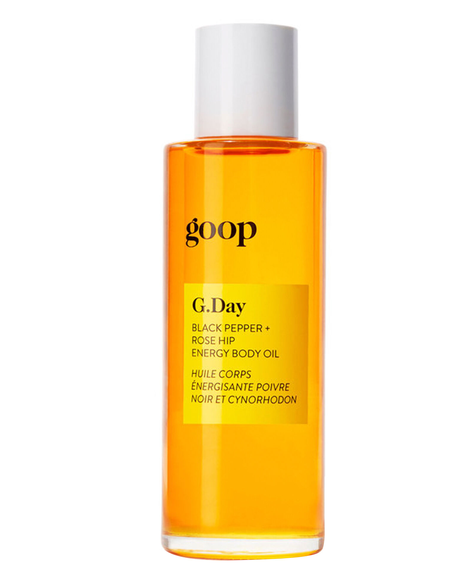 goop - G. Day Black Pepper + Rose Hip Energy Body Oil