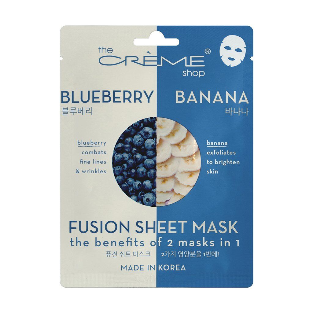 The Crème Shop - Blueberry & Banana Fusion Sheet Mask