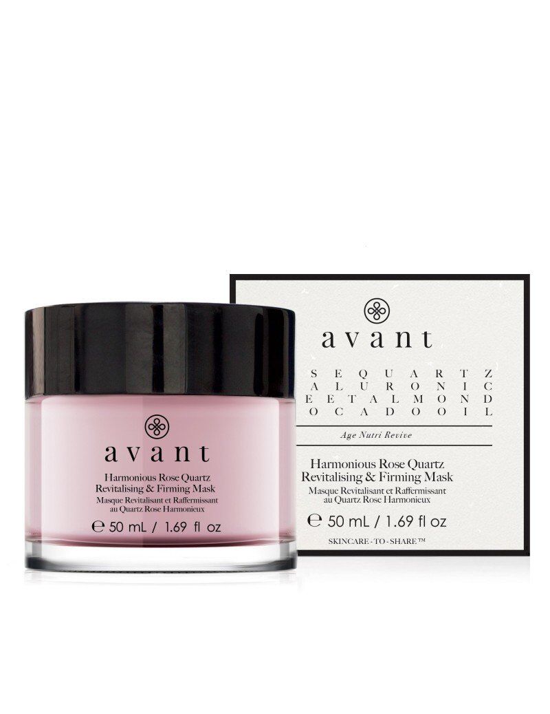 review avant skincare harmonious rose quartz revitalising and firming mask wimj