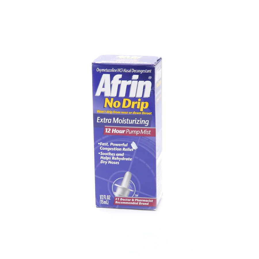 Afrin No Drip - 12 Hour Pump Mist, Extra Moisturizing