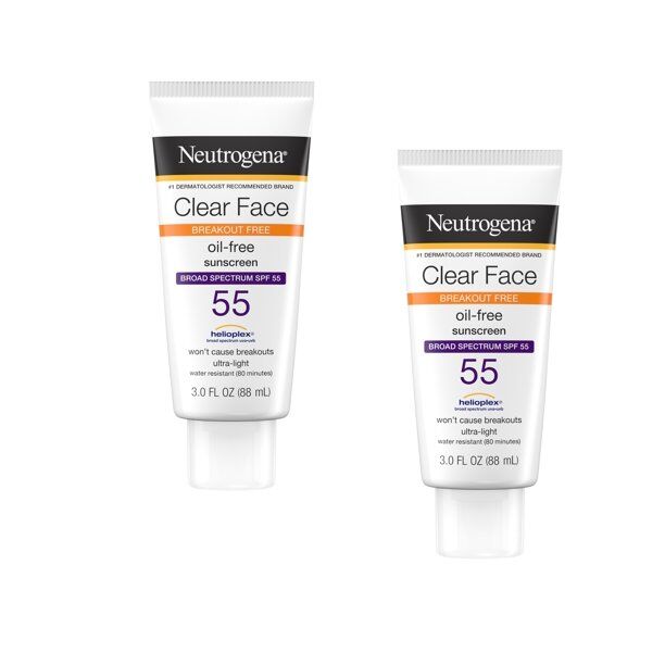 neutrogena clear face oil free sunscreen 50