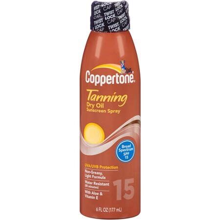 coppertone dry sunscreen