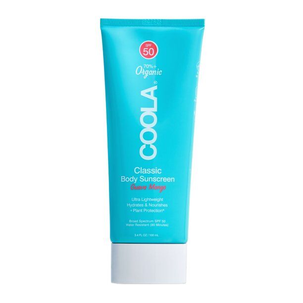 Coola - Organic Sunscreen & Sunblock Body Lotion, Skin Care for Daily Protection, SPF 50, Guava Mango