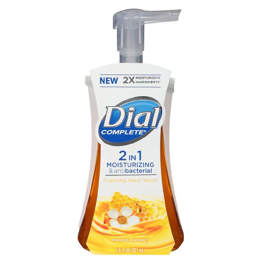 Dial - Complete 2 in 1 Moisturizing & Antibacterial Foaming Hand Wash Manuka Honey