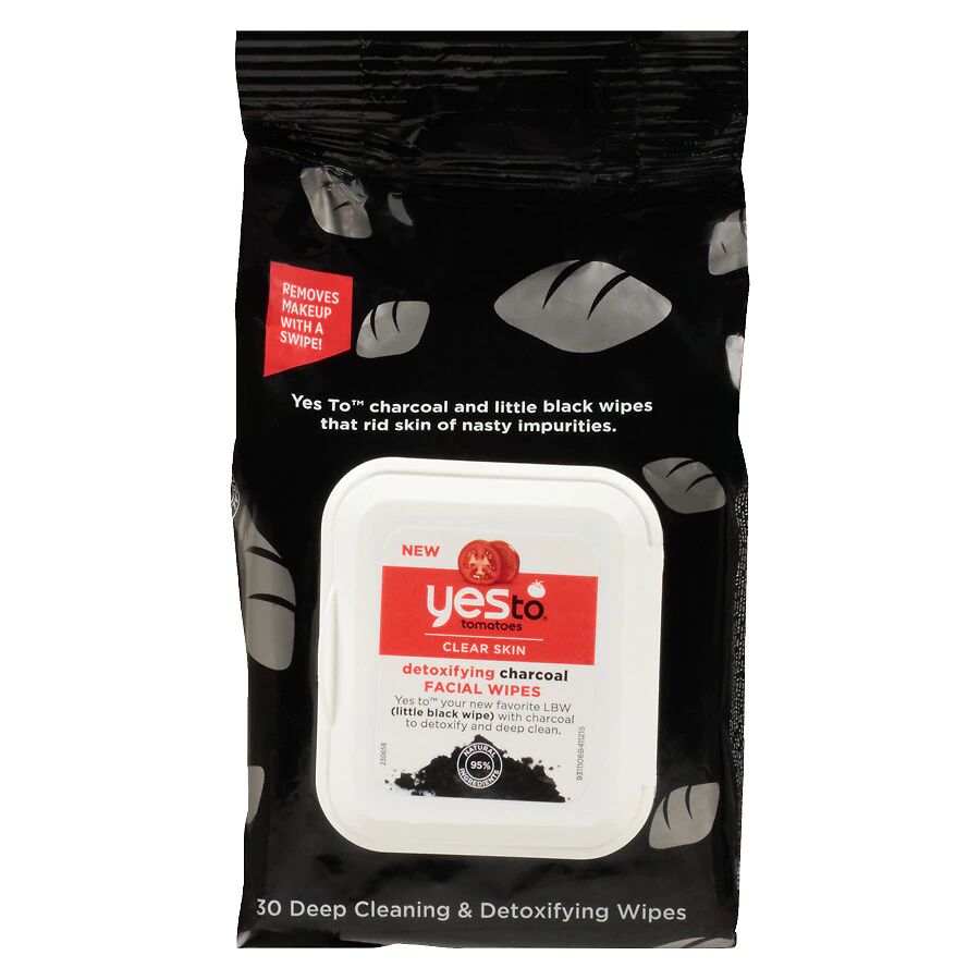 Yes to Tomatoes - Detoxifying Facial Wipes Charcoal