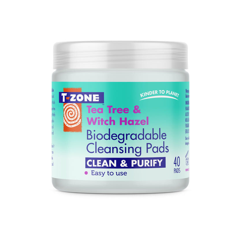T Zone - Tea Tree Witch Hazel Deep Cleansing Pads 40's