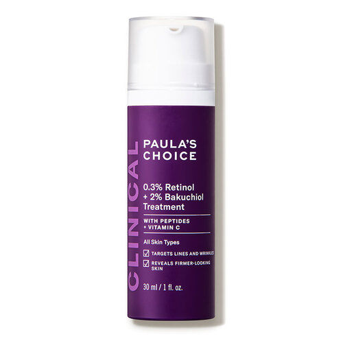 Review Paula's Choice CLINICAL 0.3 Retinol + 2 Bakuchiol Treatment