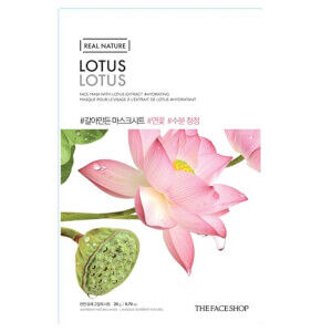 THE FACE SHOP - Real Nature Sheet Mask Lotus