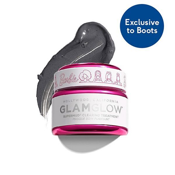 GLAMGLOW - Barbie™ x Glamglow Limited Edition SUPERMUD Activated Charcoal Clearing Treatment Mask