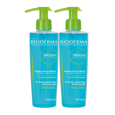 Bioderma - Sbium Foaming Gel Duo