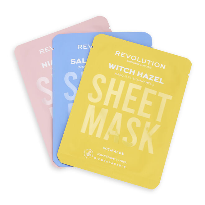 REVOLUTION SKINCARE - Blemish Prone Skin Biodegradable Sheet Mask