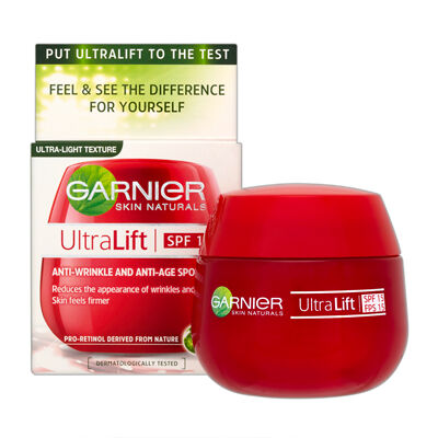 garnier ultralift anti ageing day cream spf15 50ml