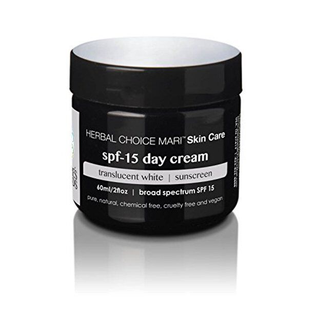 Natures Brands - Natural Spf-15 Moisturizing Day Cream By Herbal Choice Mari - Made With Organic Ingredients - No Toxic Synthetic Chemicals