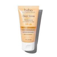 Babo Botanicals - Daily Sheer Tinted Facial Mineral Sunscreen SPF 30 – Natural Glow