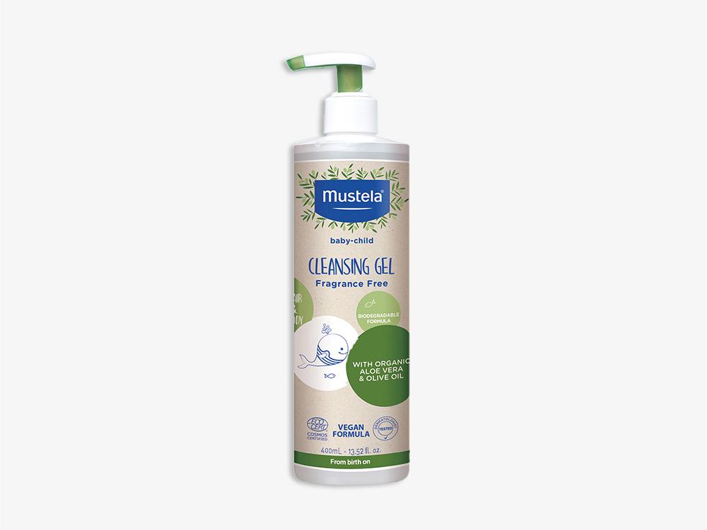 Mustela USA - Certified Organic Cleansing Gel with Olive Oil and Aloe
