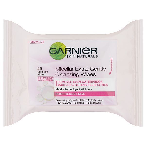 Garnier - Micellar Face Wipes Sensitive Skin 25 Wipes