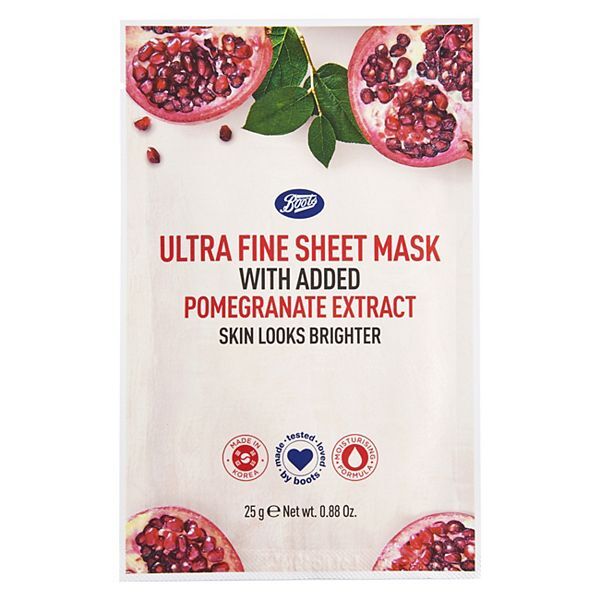 Boots - Ultra Fine Sheet Mask With Added Pomegranate Extract