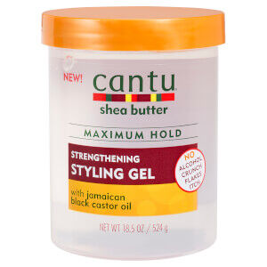 Cantu - Shea Butter Maximum Hold Strengthening Styling Gel with Jamaican Black Castor Oil