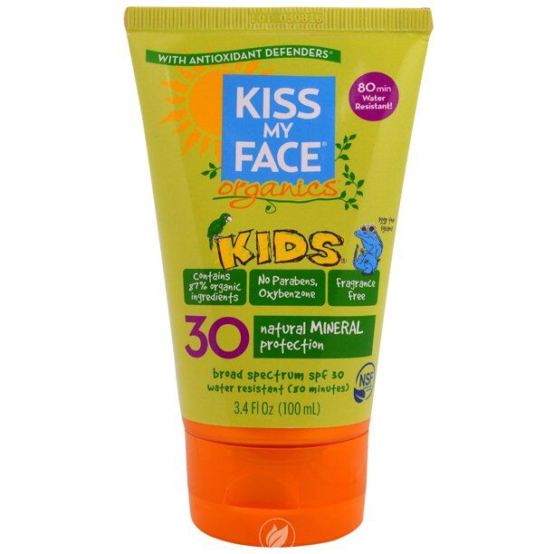 Kiss My Face - Kids NSF Mineral Sunscreen SPF30 3.4 Ounce