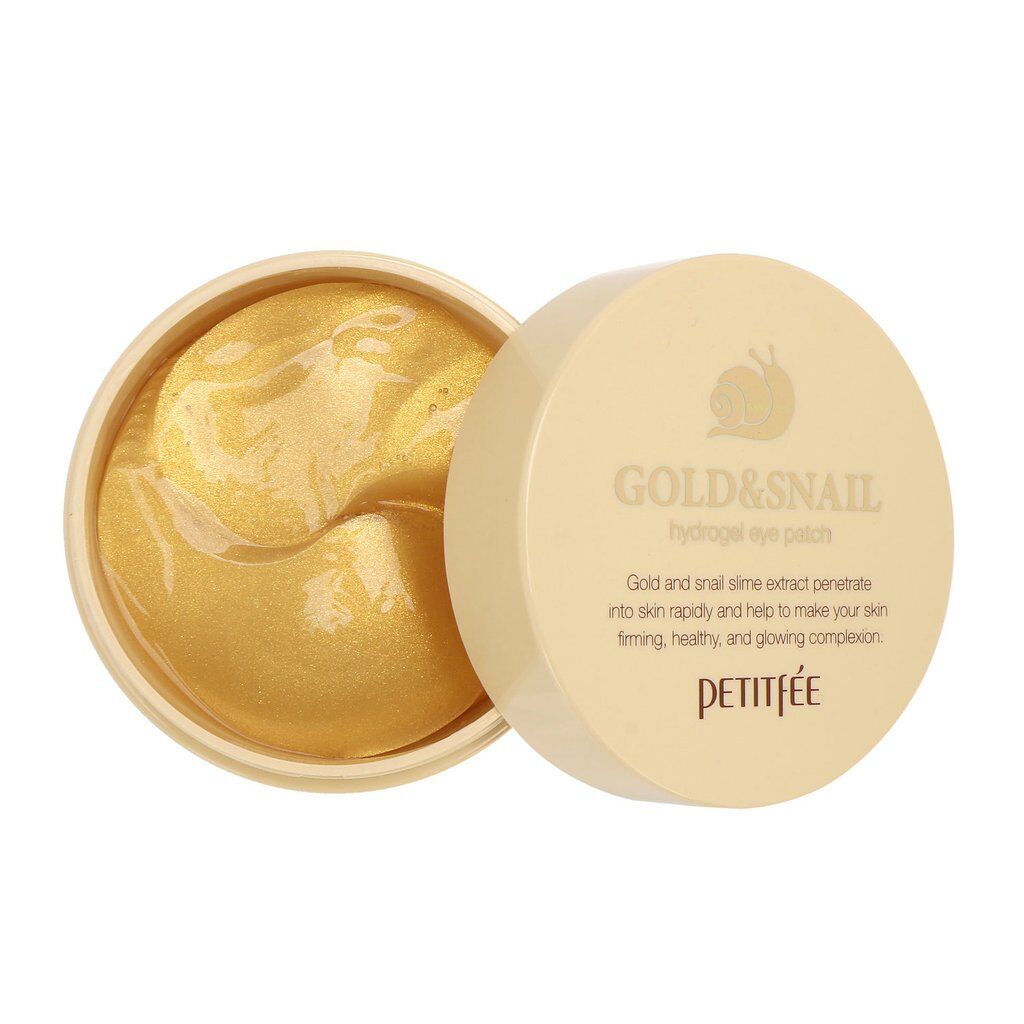 GLOWSECRET - Petitfee - GOLD AND SNAIL HYDROGEL EYE PATCHES 60 PIECES