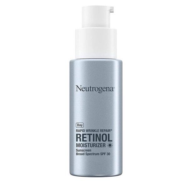 Neutrogena - Rapid Wrinkle Repair Retinol Anti-Wrinkle Moisturizer with SPF 30 Sunscreen, Daily Anti-Wrinkle Face & Neck Retinol Cream with Hyaluronic Acid & Retinol, Paraben-Free