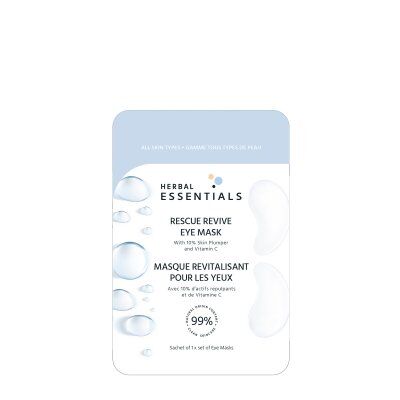 Herbal Essentials - Rescue Revive Eye Mask With 10% Skin Plumper and Vitamin C - Single Sachet