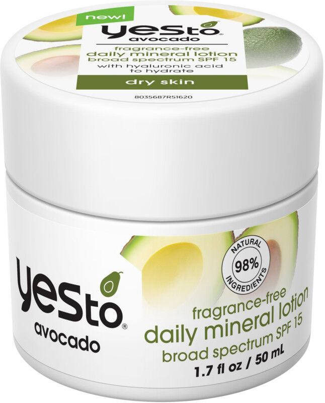 yes to avocado daily moisturizer with spf 15