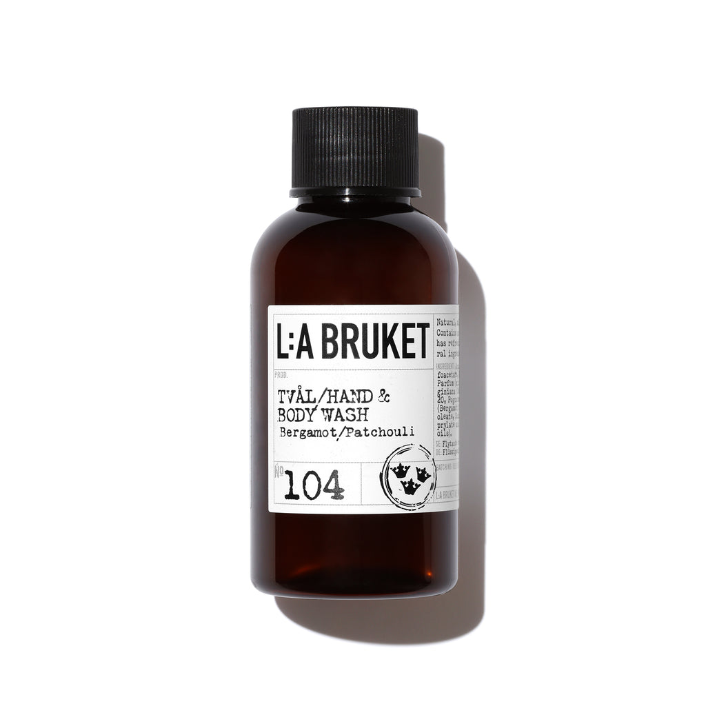 L:A BRUKET - Hand & Body Wash Nettoyant Bergamote Patchouli 104 Format Voyage