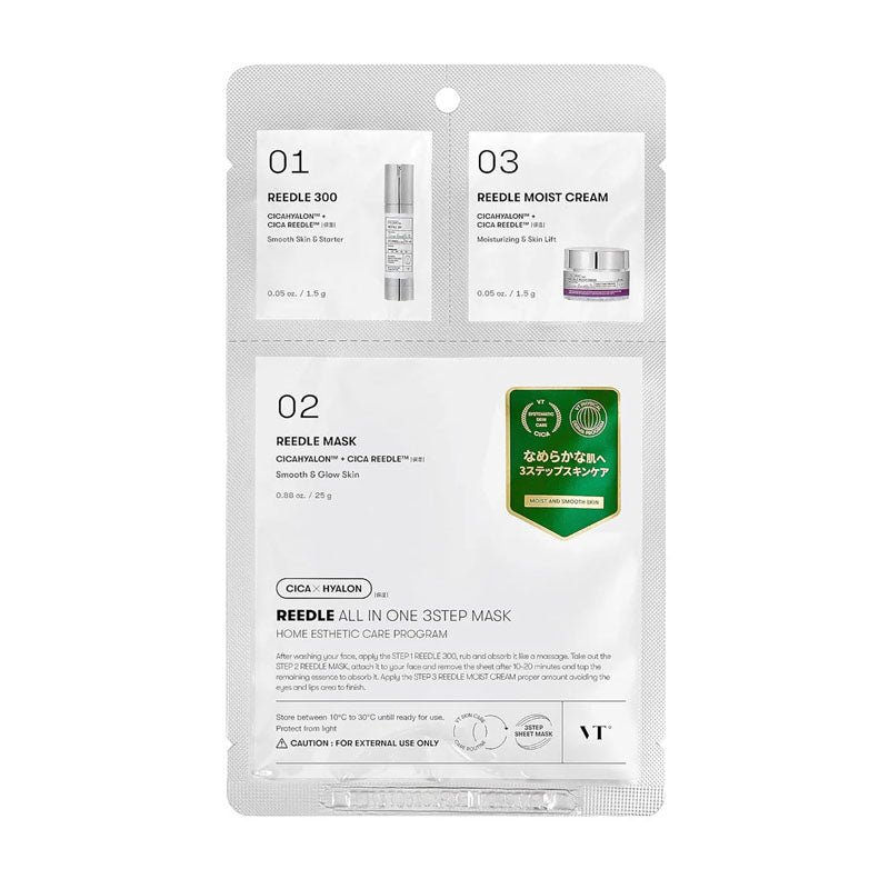 Buy VT Cosmetics Reedle Shot All In One Mask 3Step Mask in Australia - Korean Skincare Online