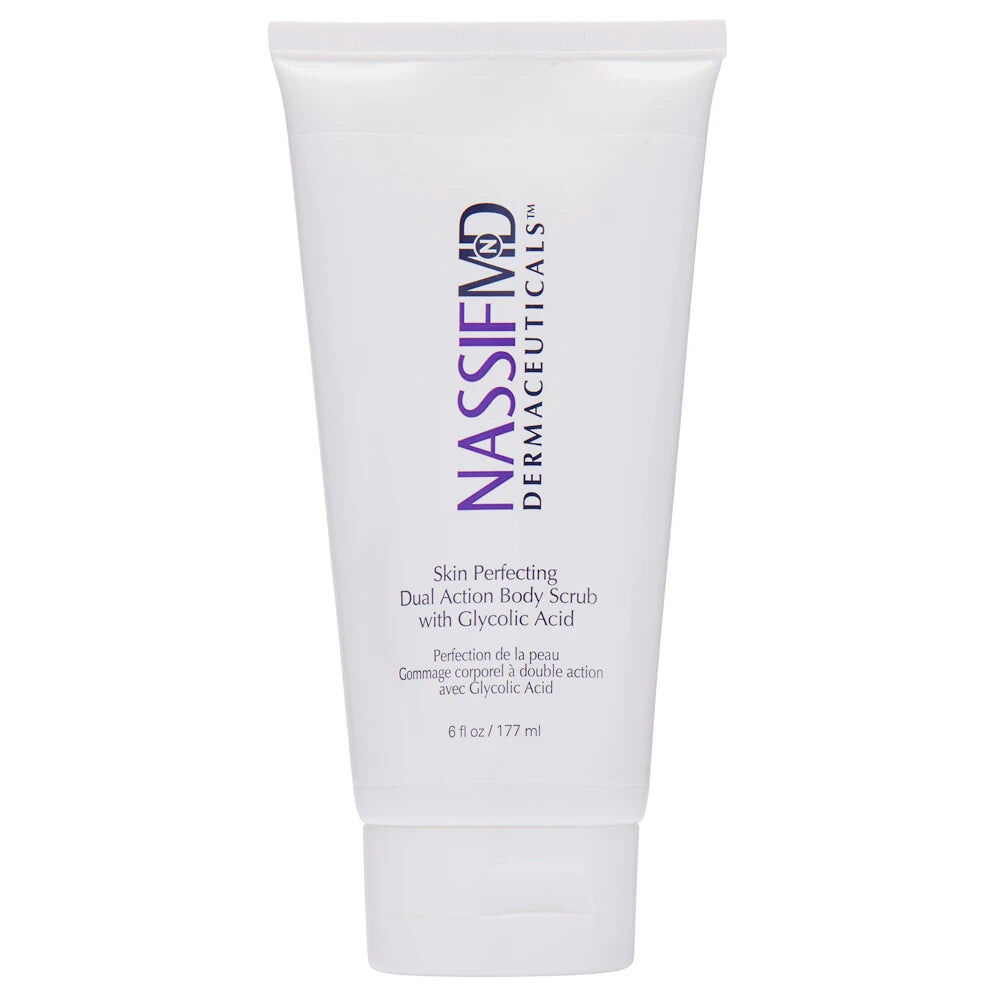 NassifMD Dermaceuticals - Skin Perfecting Dual Action Face & Body Scrub with 10% Glycolic Acid