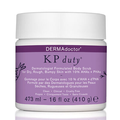 Dermadoctor - KP Duty Dermatologist Formulated Body Scrub for Dry, Rough, Bumpy Skin with 10% AHAs + PHAs