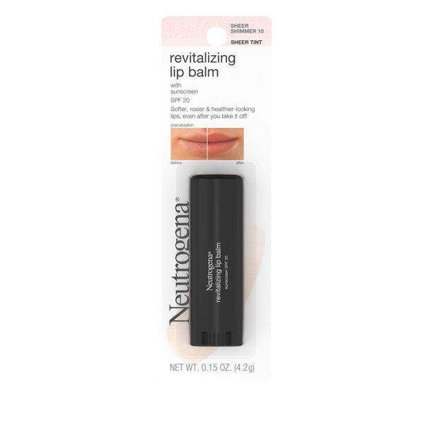 Neutrogena - Revitalizing Tinted Lip Balm, SPF 20, Sheer Shimmer