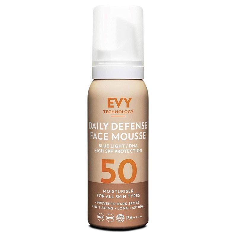 EVY Sunscreen - EVY Daily Defense Face Mousse SPF 50