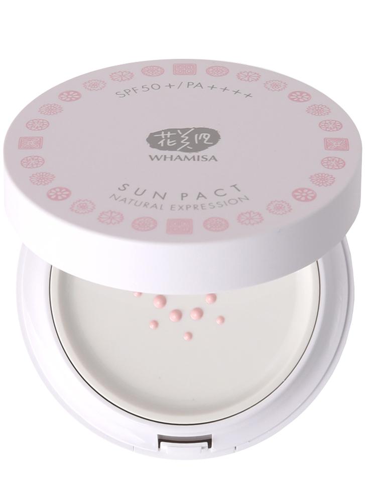 Whamisa - Organic Flowers Sun Pact SPF50 Natural Expression