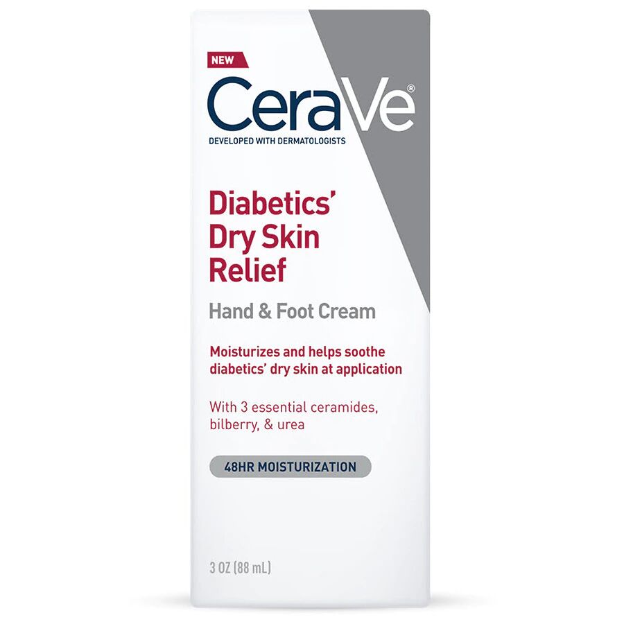 CeraVe - Diabetics' Dry Skin Relief Hand and Foot Cream