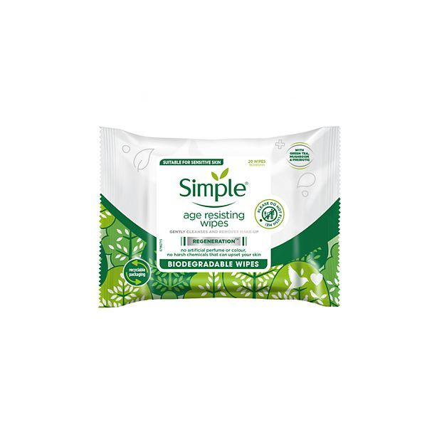 Simple - Biodegradable Age Resisting Cleansing Wipes