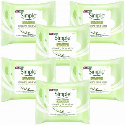 Simple - Kind to Skin Cleansing Wipes For Sensitive Skin 6 packs