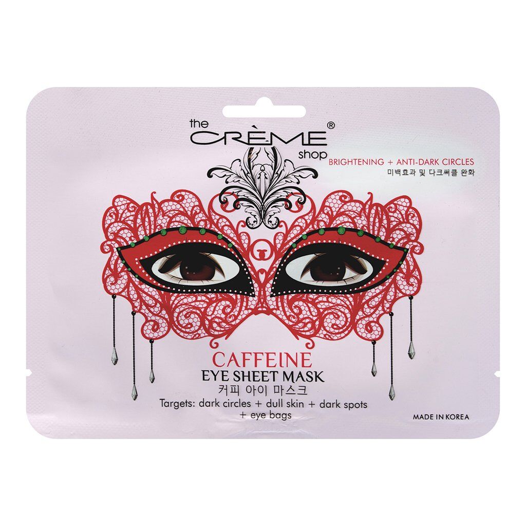 The Crème Shop - Caffeine Masquerade Eye Sheet Mask
