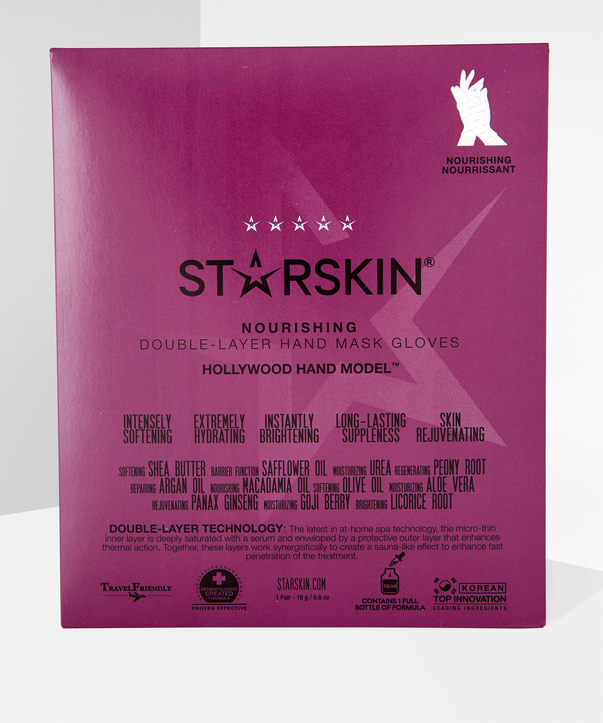 STARSKIN - Hollywood Hand Model Nourishing Double Layer Technology Hand Mask Gloves
