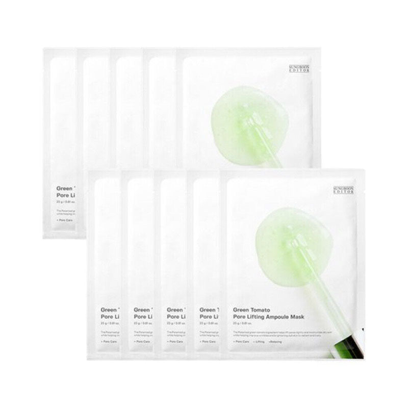 Buy Sungboon Editor Green Tomato Pore Lifting Ampoule Mask in Australia - Korean Skincare Online