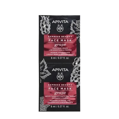 APIVITA - EXPRESS BEAUTY Line Smoothing and Firming Face Mask with Grape