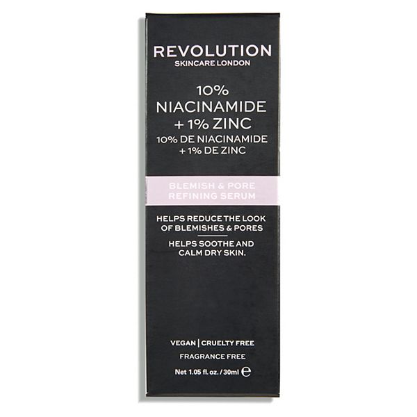 Revolution - Skincare 10% Niacinamide + 1% Zinc Blemish & Pore Refining Serum