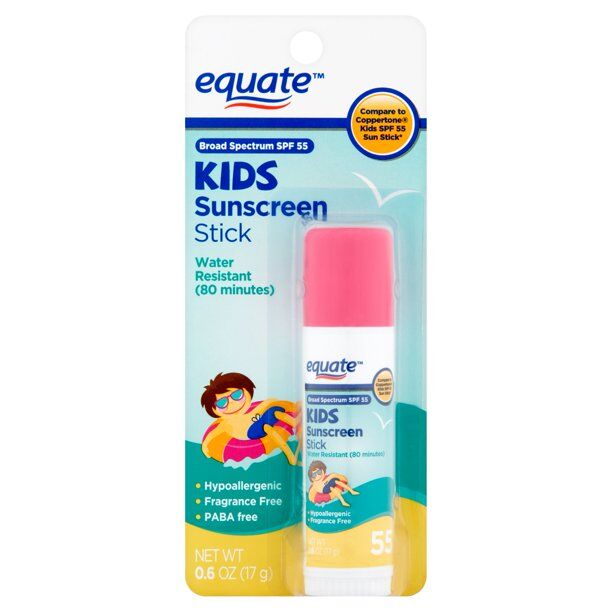 Equate - Kids Broad Spectrum SPF 55 Sunscreen Stick