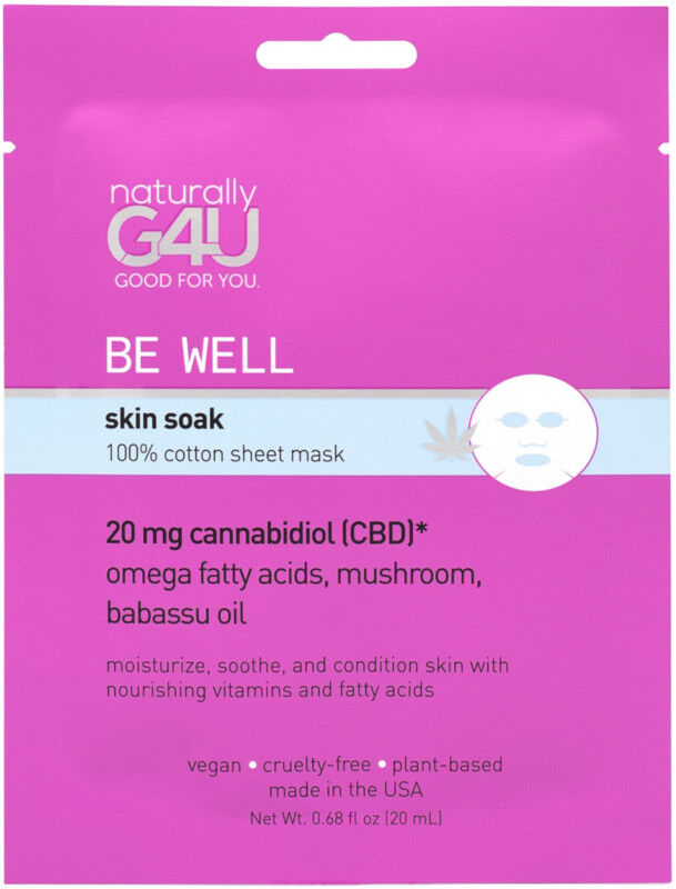 Naturally G4U - Be Well Skin Soak Sheet Mask
