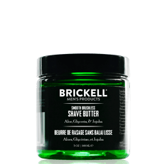 Brickell Men's Products - Smooth Brushless Shave Butter for Men