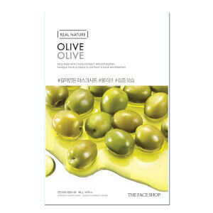THE FACE SHOP - Real Nature Sheet Mask Olive
