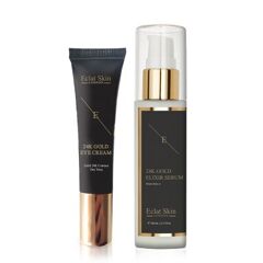 Eclat Skin London - ANTI-WRINKLE ELIXIR SERUM 24K GOLD + UNDER EYE CREAM 24K GOLD