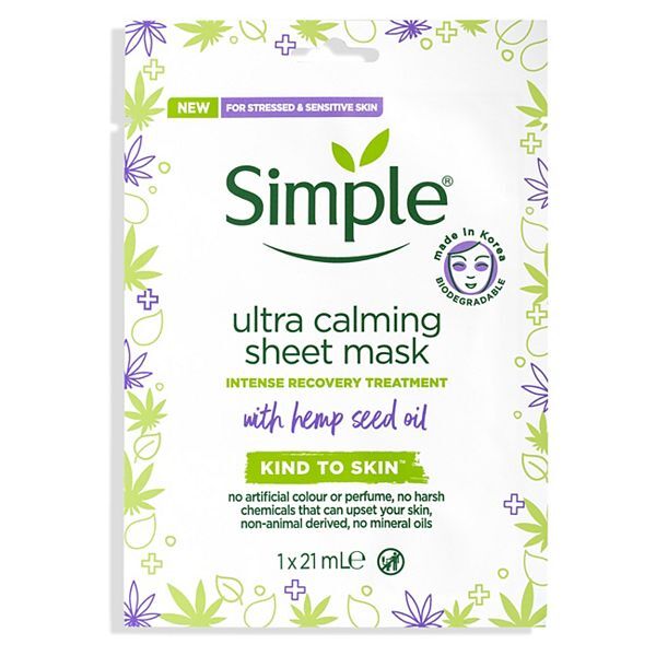 Simple - Hemp Ultra Calming Sheet Mask
